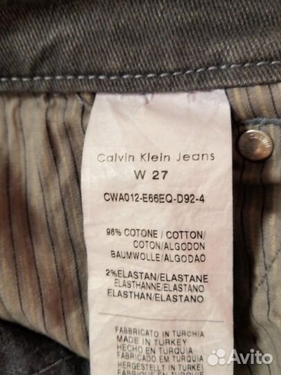 Джинсы calvin klein jeans