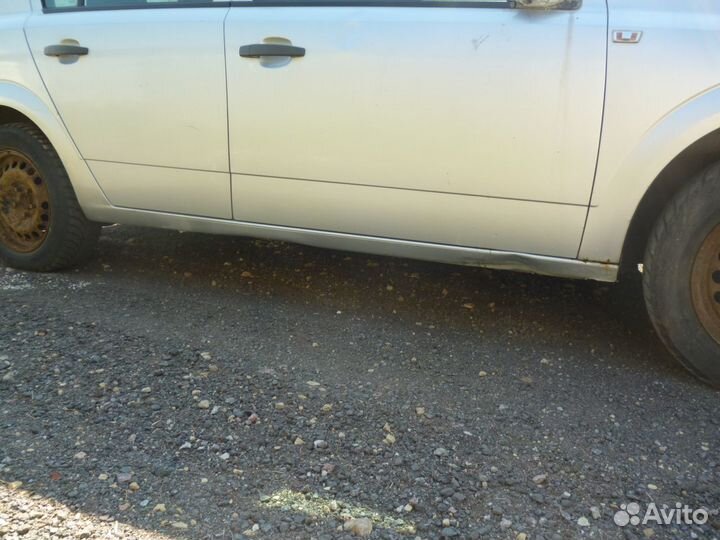 Порог со стойками Opel Astra H Опель Астра Ш хетчб