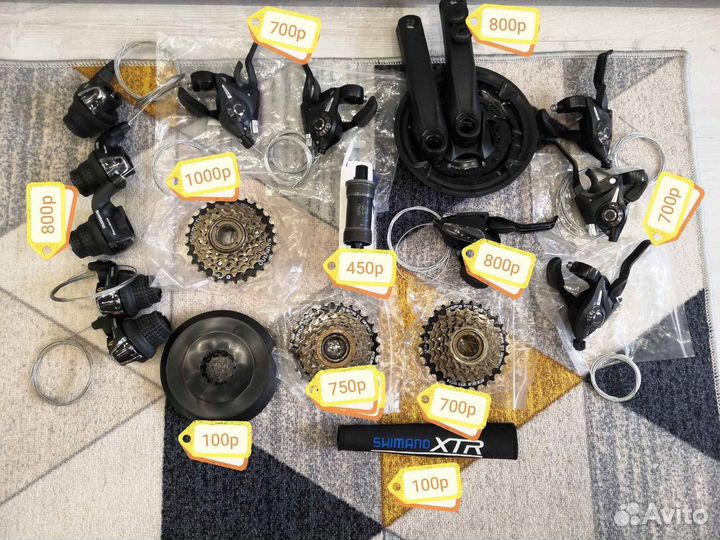 Запчасти и аксессуары для велосипедов