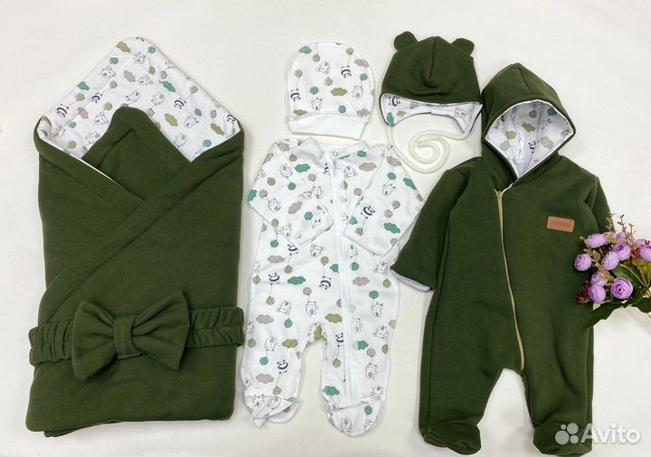 Конверт одеяло на выписку весна осень