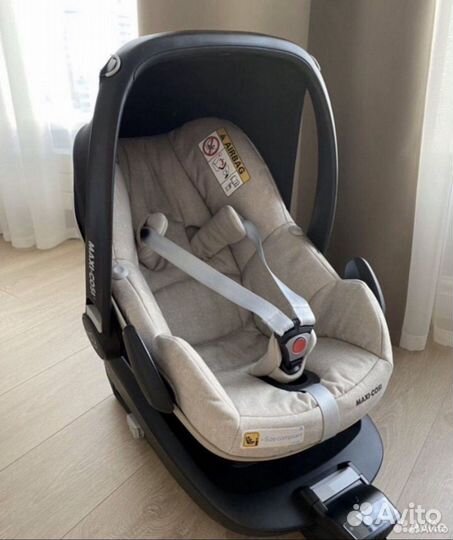 Автолюлька maxi cosi pebble plus c базой