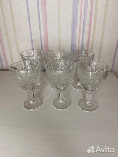 Рюмки хрустальные 6шт 50мл Дятьковский хрусталь