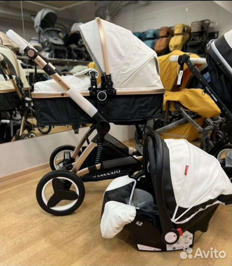 Коляска с укачивающим устройством Belecoo X6 3в1