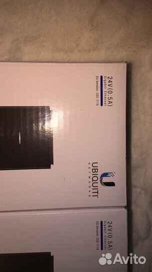 Инжектор Ubiquiti POE 24 В, 0,5 А (12 Вт). Gigabit