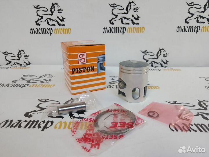 Поршень в сборе 2T Yamaha JOG-50 (3KJ/5bm) D40.00м