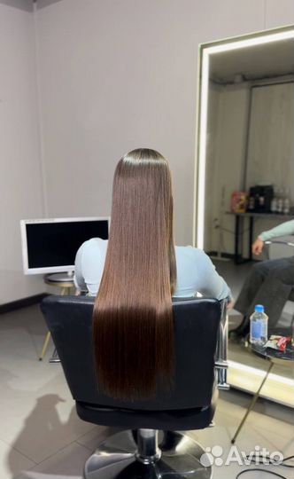 Кератиновое выпрямление/ ботокс волос