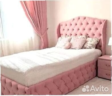 Кровать мягкая односпальная на заказ