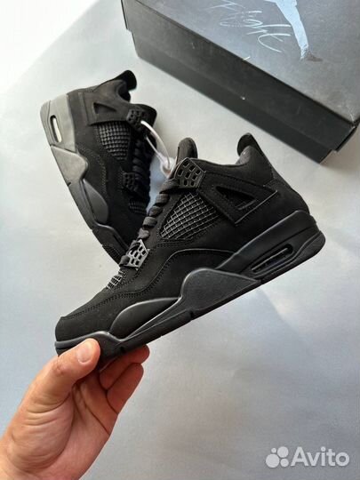 Nike air jordan 4 retro black cat