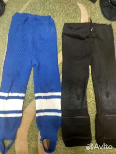 Хоккейные гамаши детские, размер 122, до 6 лет