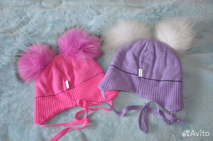 Комплекты шапки манишки зима, весна(6-7 лет)