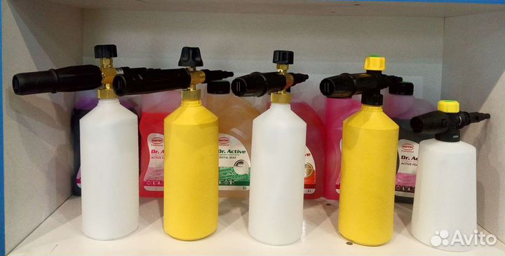 Пенная насадка для мойки Интерскол