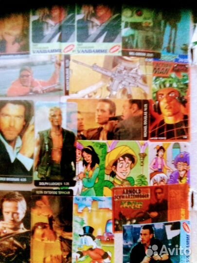 Марки Открытки Италия Вкладыши 1990год