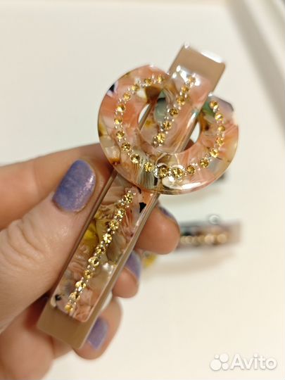 Заколка из ацетата Классна