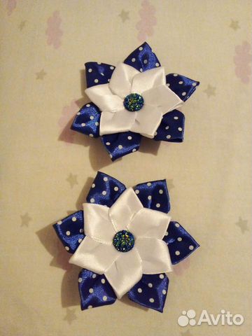 Бантики на резинке детские