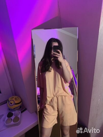 Костюм с шортами оверсайз