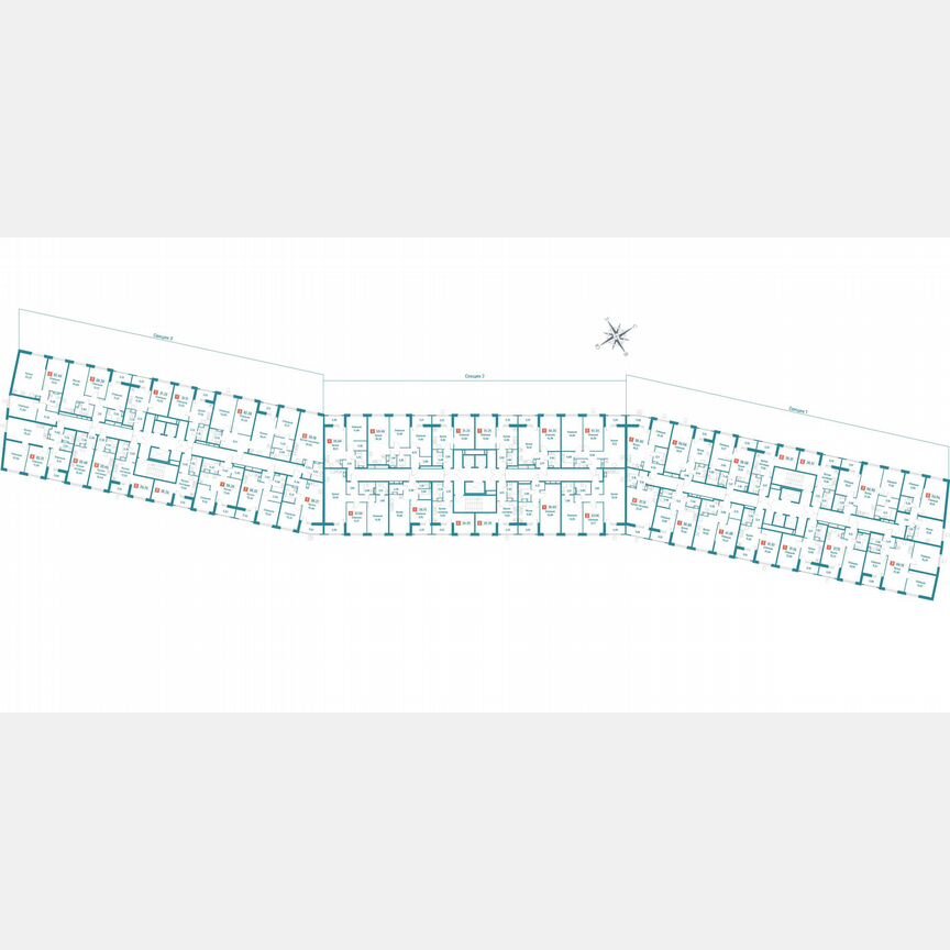 2-к. квартира, 67,1 м², 4/18 эт.