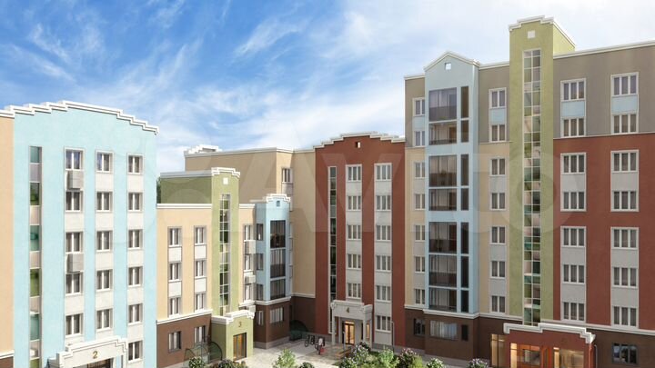 2-к. квартира, 69 м², 3/6 эт.