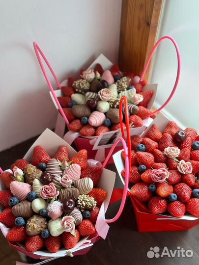 Букет из клубники в шоколаде