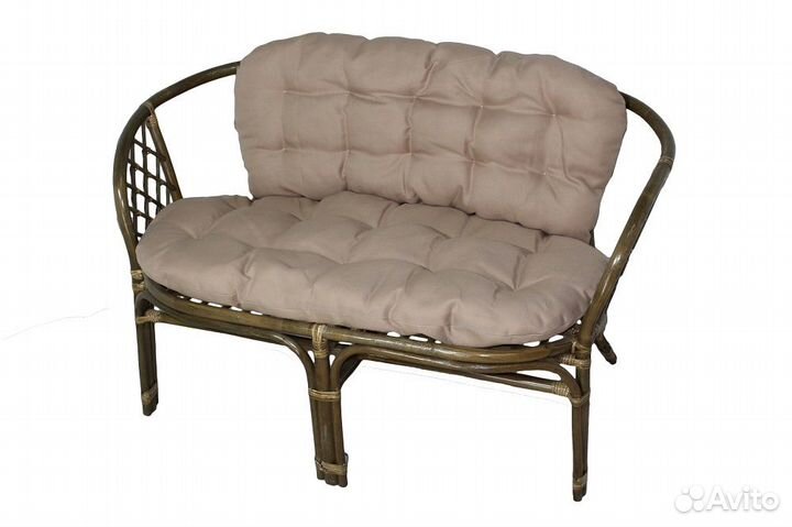 Диван двухместный из Ротанга