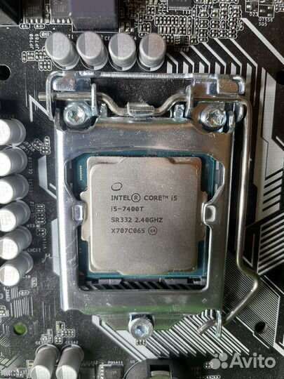Процессор i5 7500t +мат плата H110M DVS