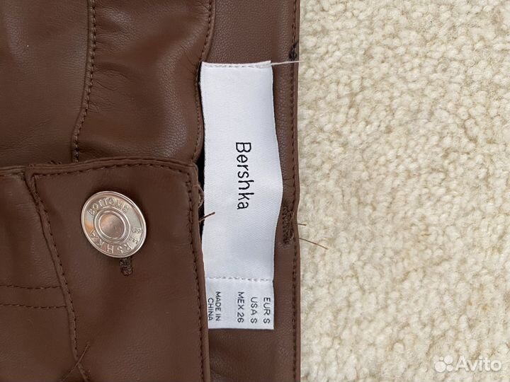 Брюки кожаные