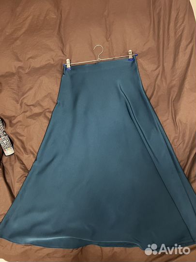 Юбка атласная