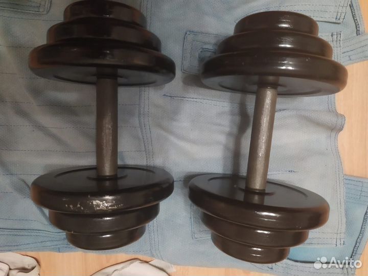 Гантели разборные