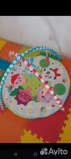 Детский развивающий коврик с дугами