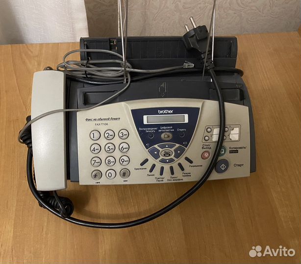 Факс brother T-106