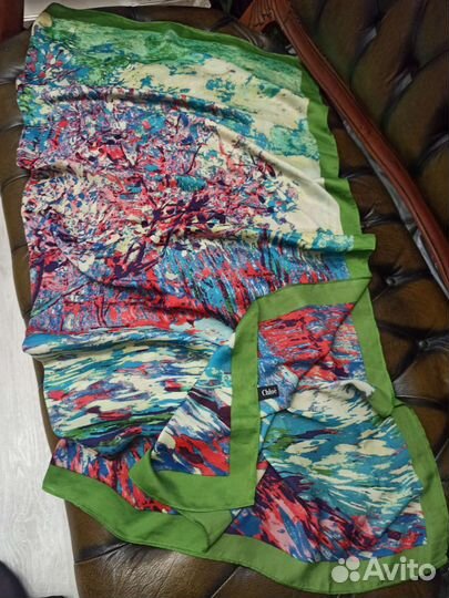 Платок шаль chloe италия шелк