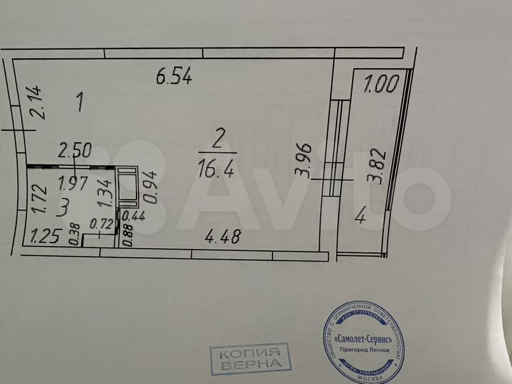 Квартира-студия, 26,8 м², 11/15 эт.