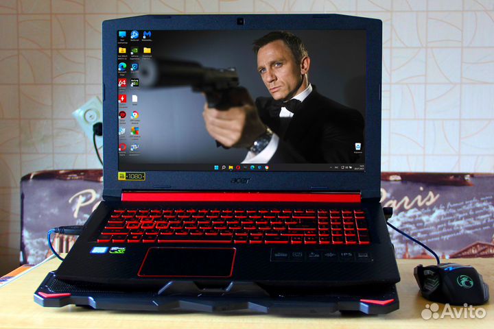 Игровой ноутбук Acer Nitro 5 (4/8ядер/16g/gtx1050)