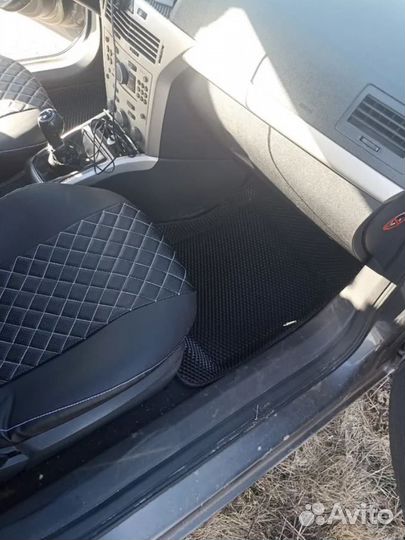 Автоковрик EVA в Хëндай Элантра 3D с бортами