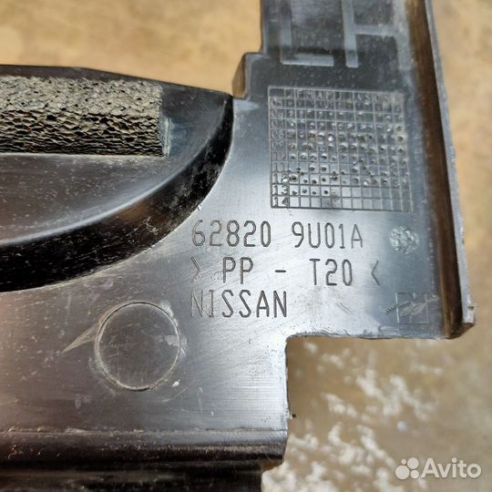 Воздуховод лев Nissan Note Новый Оригинал