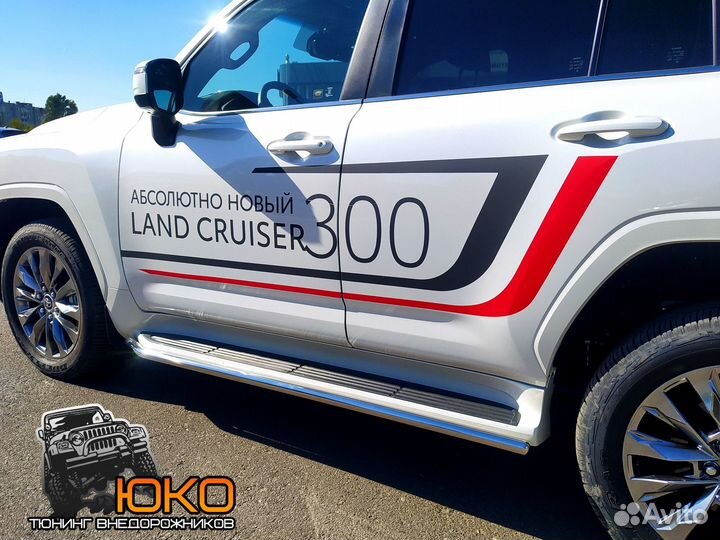 Защита порогов TLC 300 GR Sport