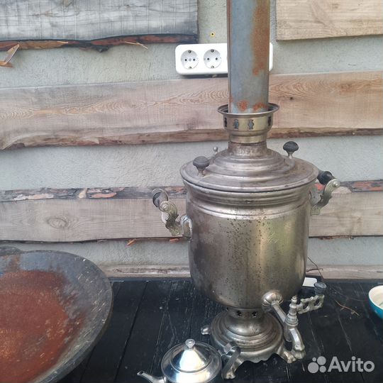 Самовар на дровах СССР