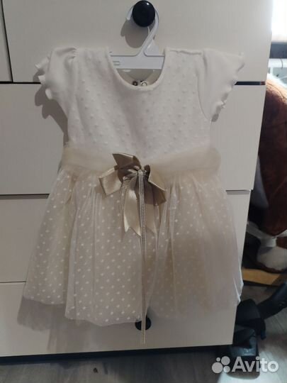 Детское нарядное платье 86 размер