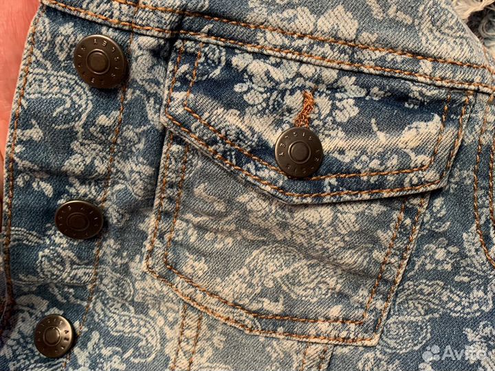 Джинсовая жилетка для девочки sisley (оригинал)