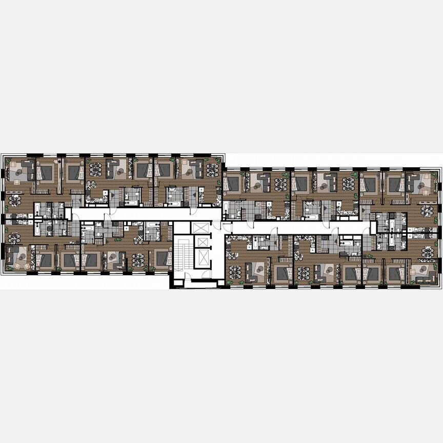 2-к. апартаменты, 77,8 м², 21/23 эт.