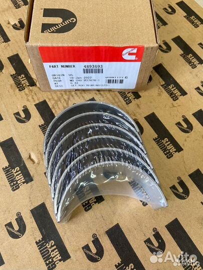 Вкладыши шатунные Cummins 4BT 6BT ISBe ISDe QSB