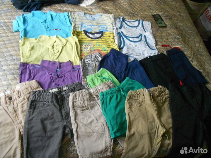 Футболки, майки, поло, шорты 104р, 110р, 116р, 122