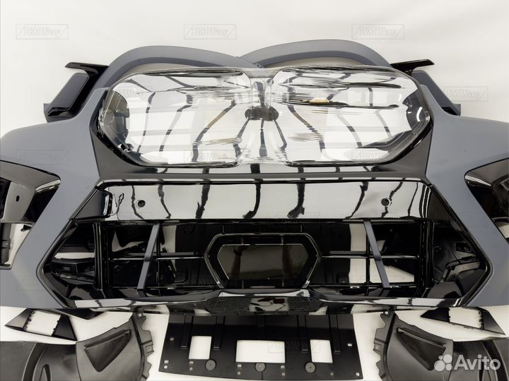 Передний бампер BMW X6M G06 рестайлинг