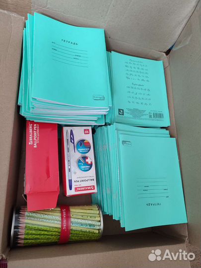 Тетрадь 12 листов, карандаш