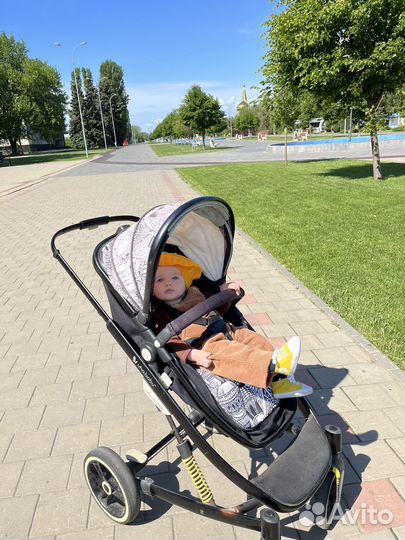 Коляска luxmom 2в1 Uhababy