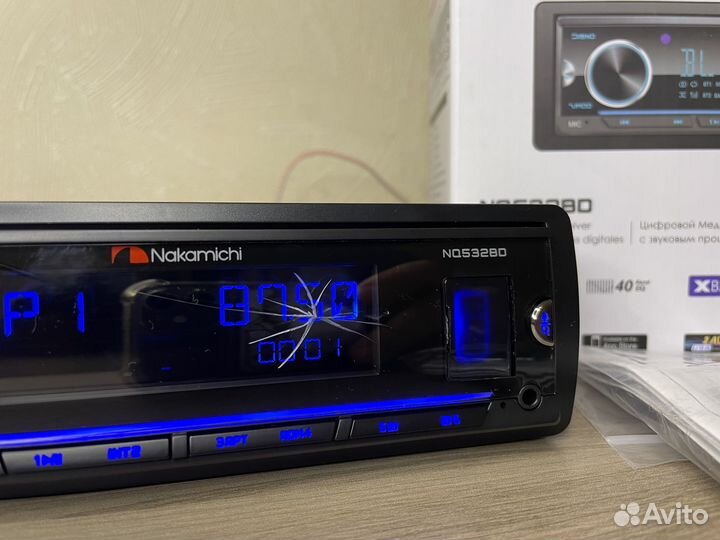 Процессорная магнитола Nakamichi NQ532BD с блютуз