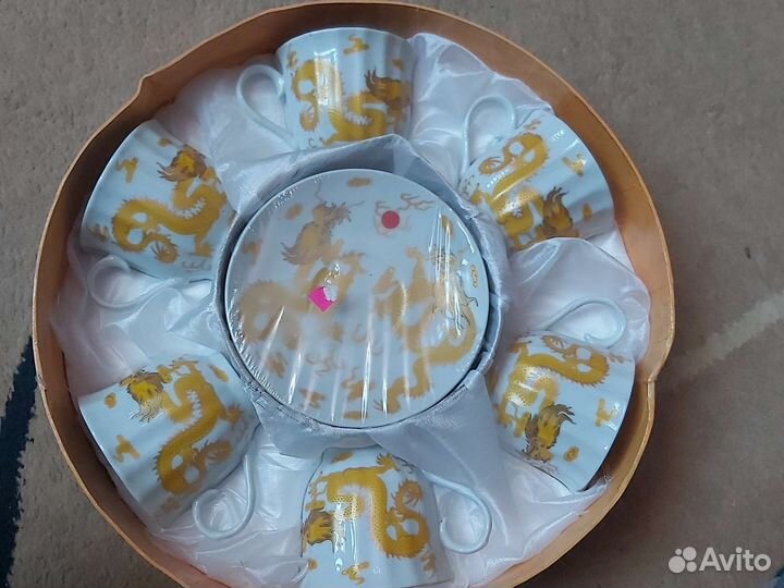 Чайный набор 12 предметов драконы