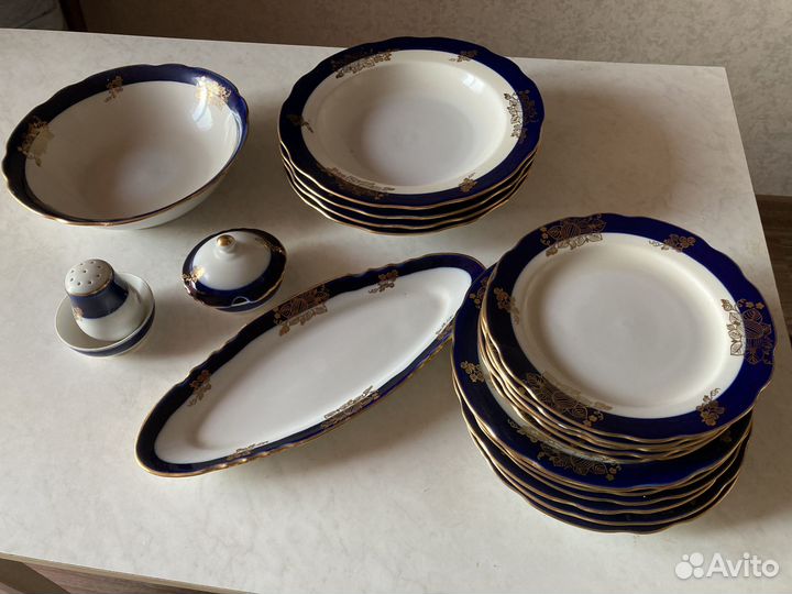 Набор столовой посуды ягоды Дулево 20 предметов