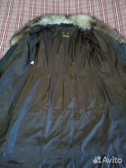 Шуба с песцовым воротником 46-48