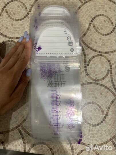 Пакет для хранения молока avent