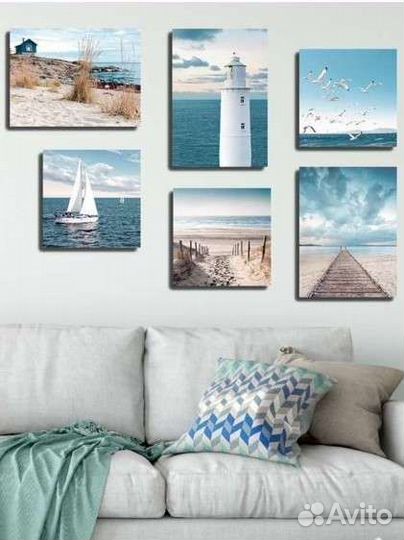 Комплект из 6 картин